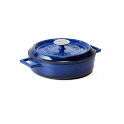 WAS Germany Bräter Gusseisen blau