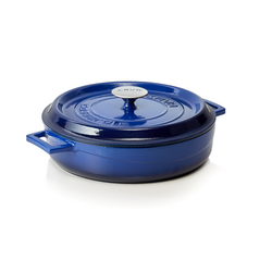 WAS Germany Bräter Gusseisen blau