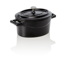 WAS Germany Cocotte Gusseisen schwarz