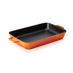 WAS Germany Bräter Gusseisen orange