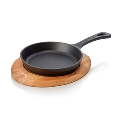 WAS Germany Brat-/Servierpfanne Holz/Gusseisen 