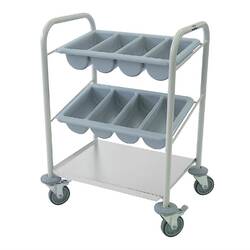 Craven Stahl Besteckwagen