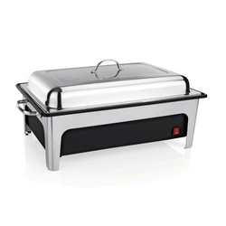 WAS Germany Elektro Chafing Dish Chromnickelstahl, Polypropylen 1/1 