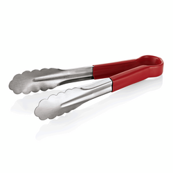 WAS Germany HACCP Universalzange Chromnickelstahl, PVC rot