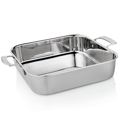 WAS Germany Bräter Aluminium, Chromnickelstahl, Chromstahl 18/0 
