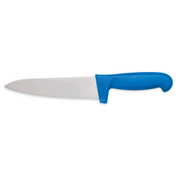 WAS Germany Kochmesser HACCP Edelstahl, Kunststoff blau