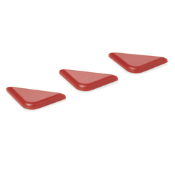 WAS Germany HACCP Markierungsclips Polypropylen rot