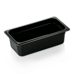 WAS Germany GN Behälter Polycarbonat 1/3 schwarz