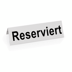 WAS Germany Reserviertschild Kunststoff 