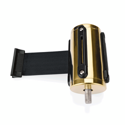 WAS Germany Gurtband Edelstahl schwarz