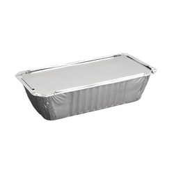 Fiesta Recyclable gewachste Kartondeckel für Aluminiumbehälter groß