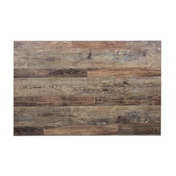 Bolero vorgebohrte rechteckige Tischplatte Urban Dark 1100x700mm