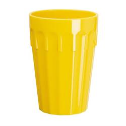 Olympia Kristallon Becher gelb 26cl