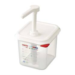 Araven Soßenspender GN 1/6 transparent 2,6L