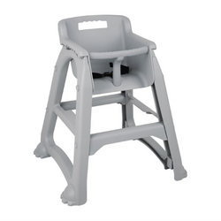 Bolero PP stapelbarer Kinderstuhl grau