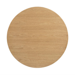 Bolero runde Tischplatte Eschenfurnier vorgebohrt 60cm