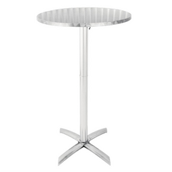 Bolero runder klappbarer Stehtisch Edelstahl 60cm