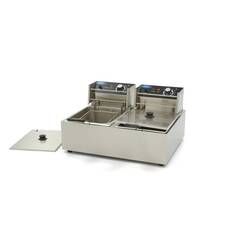 Maxima Fritteuse 2 x 6 Liter, Inhalt: 12 Liter