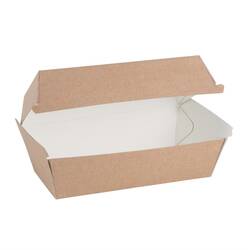 Fiesta Compostable kompostierbare Hamburgerboxen Kraft klein 172mm (200 Stück)
