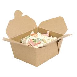 Fiesta Compostable kompostierbare Snackboxen aus Karton 180cl (200 Stück)