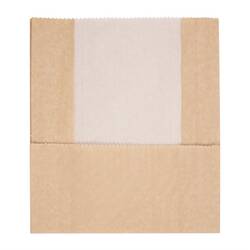 Fiesta Green biologisch abbaubare Snacktaschen aus Kraftpapier 22,9 x 20,1cm (500 Stück)