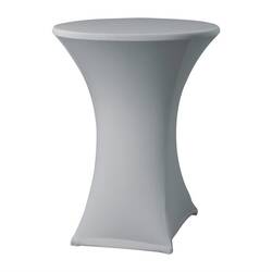 Tischhusse für Stehtische Samba D2 hellgrau 85cm