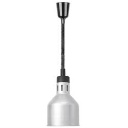 Buffalo ausziehbare Wärmelampe mit Silber-Finish