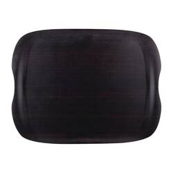 Roltex Wave Serviertablett dunkles Holz 43 x 33cm
