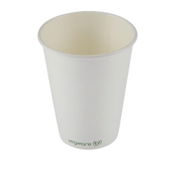 Vegware kompostierbare Heißgetränkebecher 34cl Weiß