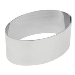 Mini-Tortenring oval 5 x 3cm
