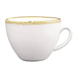 Olympia Kiln Cappuccinotassen Kreideweiß 23cl (6 Stück)