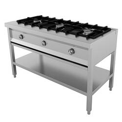 CombiSteel Tisch für Pfannenkuchen 3 Br.