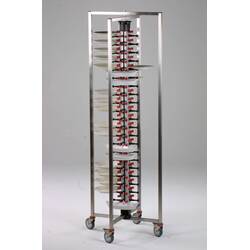 CombiSteel Teller Regal Trolley Zusammenklapbar 84