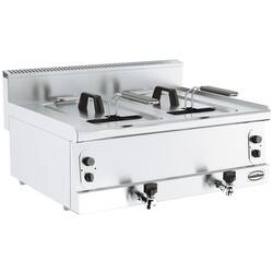 CombiSteel Base 600 Friteuse Gas 2x8l