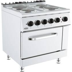 CombiSteel Base 700 Elektroherd 4 Platten Mit El. Backofen