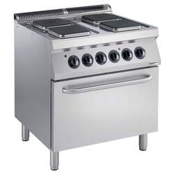 CombiSteel Pro 700 El.herd 4 Pl. Mit El. Backofen