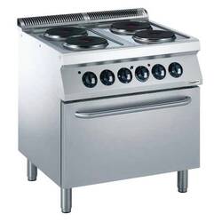 CombiSteel Pro 700 El.herd 4 Pl. Mit El. Backofen