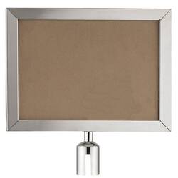 CombiSteel Info Board A4 Edelstahlrahmen für 7522.0005