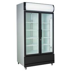 CombiSteel Kühlschrank 2 Glastüren