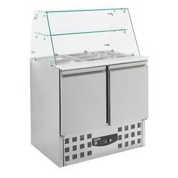 CombiSteel Gekühlte Saladette Mit Glas  2 Türen