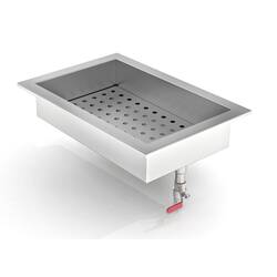 CombiSteel Gemahlenes Eis Behälter Einbau 1/1 Gn