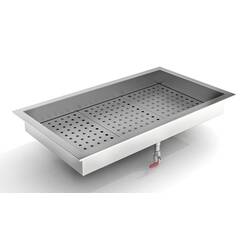 CombiSteel Gemahlenes Eis Behälter Einbau 3/1gn