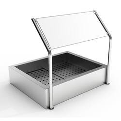 CombiSteel Glasaufsatz 3/1 Gn Self Service   für 7013.2710