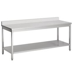 CombiSteel 600 Arbeitstisch Grundboden Aufkantung Demontabel 2000