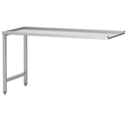 CombiSteel Ablauftisch Links Zwei Beine 700 für 7280.0045-0046-0050-0055-0060-0065