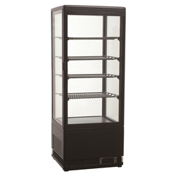 CombiSteel Kühlvitrine 98l Schwarz