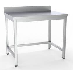 CombiSteel 700 Arbeitstisch Offenem Unterbau Aufkantung Selbstmontage 1600