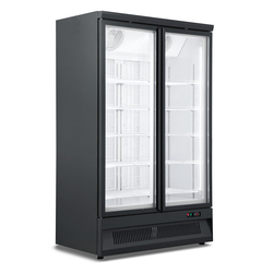 CombiSteel Tiefkühlschrank 2 Glastüren Svo-1000f