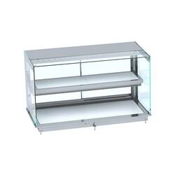 CombiSteel Einbauwärmevitrine Keramik Eckig - Weiß 4/1