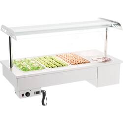 CombiSteel Einbau Bain-marie Mit Schalen 3/1